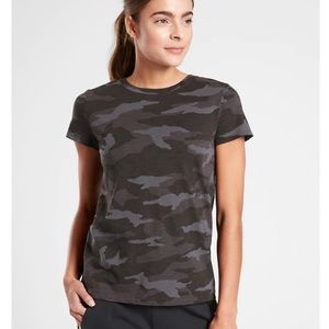 Athleta Organic Daily Camo Crew